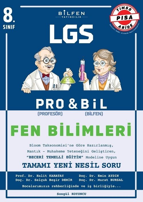 Bilfen 8. Sınıf LGS Fen Bilimleri ProBil Soru Bankası Bilfen Yayıncılık