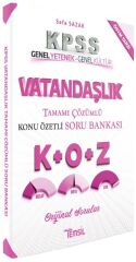 Temsil KPSS Vatandaşlık KOZ Konu Özetli Soru Bankası - Safa Sazak Temsil Yayınları