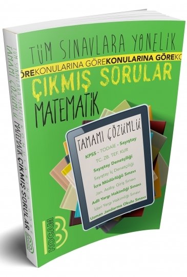 Benim Hocam 2018 KPSS ve Tüm Sınavlar Matematik Çıkmış Sorular Çözümlü Benim Hocam Yayınları