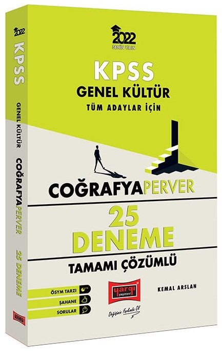 Yargı 2022 KPSS Tüm Adaylar Coğrafyaperver Coğrafya 25 Deneme Çözümlü Yargı Yayınları