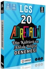 Adrenalin 8. Sınıf LGS Din Kültürü ve Ahlak Bilgisi 20 Deneme Adrenalin Yayınları