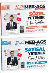 ÖN SİPARİŞ - İndeks Akademi 2025 MEB-AGS Akademisi Sözel+Sayısal Yetenek Ders Notları 2 li Set - Berk Ekici, Metin Şimşek İndeks Akademi Yayıncılık