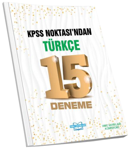 HMC Yayınları KPSS Noktasından Türkçe 15 Deneme HMC Yayınları