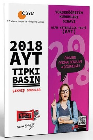 Yargı 2018 YKS AYT Tıpkı Basım Çıkmış Sorular Yargı Yayınları