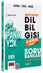 Yargı 2025 KPSS YKS MSÜ Dil Bilgisi Bay Panik Yok Orta Seviye Soru Bankası Çözümlü Yargı Yayınları