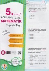 SÜPER FİYAT - Bilal Işıklı 5. Sınıf Matematik Yaprak Test Adım Adım Işıklı Bilal Işıklı Yayınları