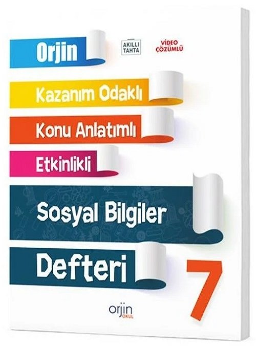 Gama 7. Sınıf Sosyal Bilgiler Orjin Konu Anlatımlı Defter Gama Yayınları