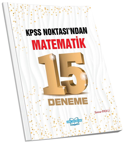 HMC Yayınları KPSS Noktasından Matematik 15 Deneme HMC Yayınları