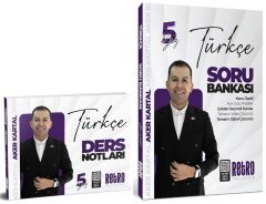 Retro 2025 KPSS Türkçe 5Yüz Ders Notları + Soru Bankası 2 li Set - Aker Kartal Retro Yayıncılık