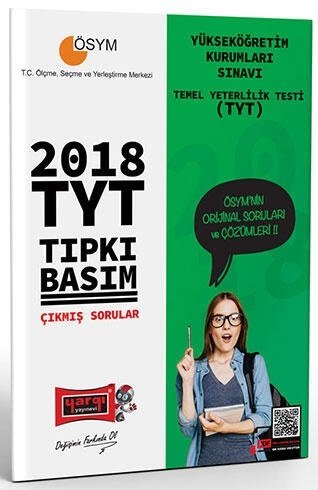 SÜPER FİYAT - Yargı 2018 YKS TYT Tıpkı Basım Çıkmış Sorular Yargı Yayınları