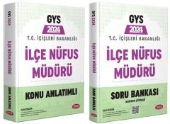 Data 2024 GYS İçişleri Bakanlığı İlçe Nüfus Müdürü Konu + Soru Bankası 2 li Set Görevde Yükselme Data Yayınları