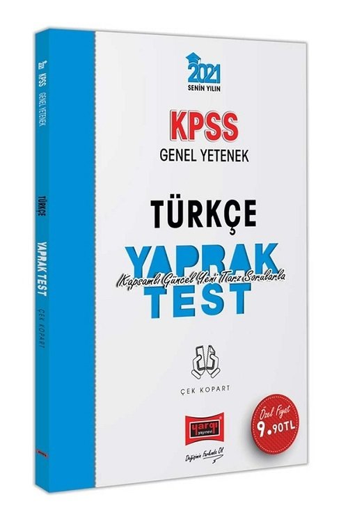 Yargı 2021 KPSS Türkçe Yaprak Test Çek Kopart Yargı Yayınları