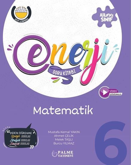 Palme 6. Sınıf Matematik Enerji Soru Kitabı Video Çözümlü Palme Yayınları