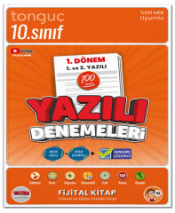 Tonguç 10. Sınıf Tüm Dersler 1. Dönem 1. Yazılı ve 2. Yazılı Denemeleri Tonguç Akademi