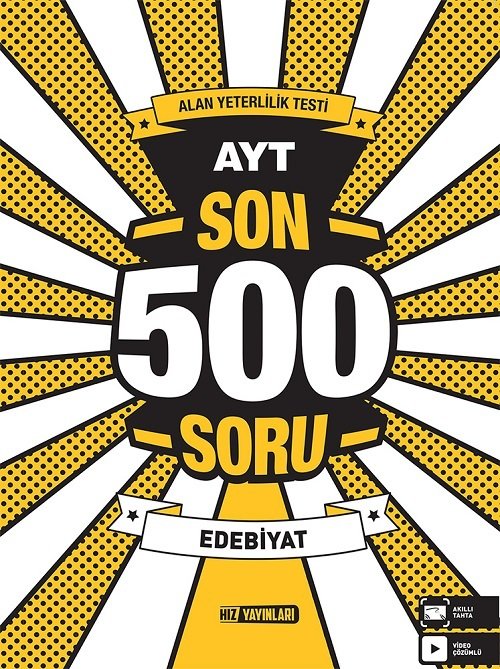 Hız Yayınları YKS AYT Edebiyat Son 500 Soru Video Çözümlü Hız Yayınları