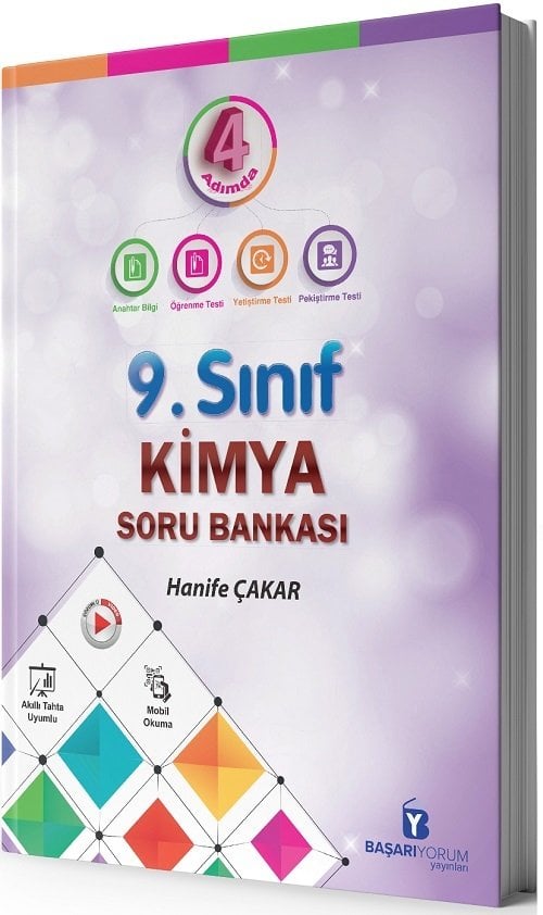 Başarıyorum 9. Sınıf Kimya 4 Adımda Soru Bankası Başarıyorum Yayınları