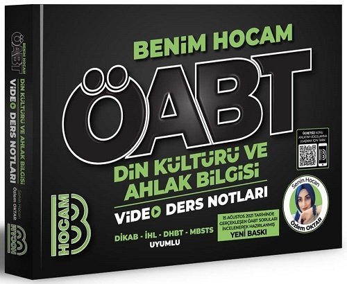 Benim Hocam 2022 ÖABT Din Kültürü ve Ahlak Bilgisi Video Ders Notları - Özlem Oktar Benim Hocam Yayınları