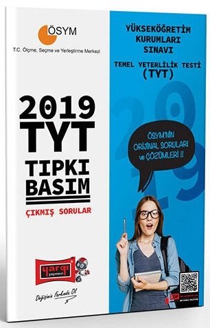 Yargı 2019 YKS TYT Tıpkı Basım Çıkmış Sorular Yargı Yayınları