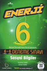 Palme 6. Sınıf Sosyal Bilgiler Enerji 6+6 Deneme Palme Yayınları