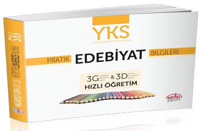 Editör YKS Pratik Edebiyat Bilgileri Hızlı Öğretim 3G 3D Editör Yayınları