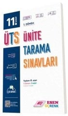 Esen 11. Sınıf 1. Dönem ÜTS Ünite Tarama Sınavları Esen Yayınları