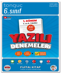 Tonguç 6. Sınıf Tüm Dersler 1. Dönem 1. Yazılı ve 2. Yazılı Denemeleri Tonguç Akademi