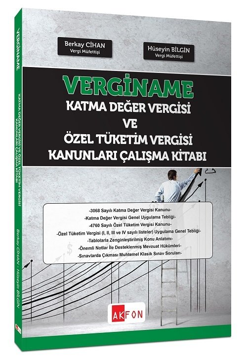 Akfon VERGİNAME Katma Değer Vergisi ve Özel Tüketim Vergisi Kanunları Çalışma Kitabı Berkay Cihan, Hüseyin Bilgin Akfon Yayınları