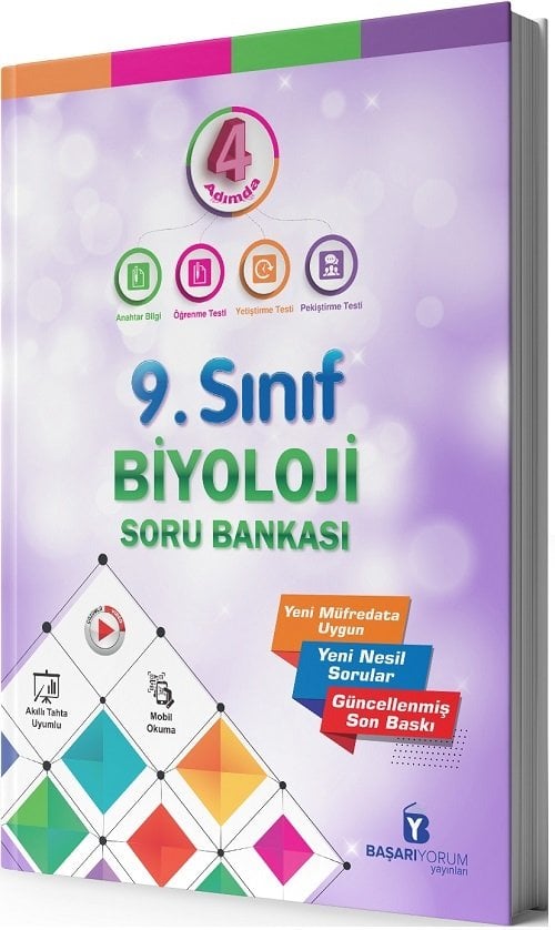 Başarıyorum 9. Sınıf Biyoloji 4 Adımda Soru Bankası Başarıyorum Yayınları