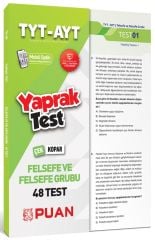 Puan YKS TYT AYT Felsefe ve Felsefe Grubu Çek Kopart 48 Yaprak Test Puan Yayınları