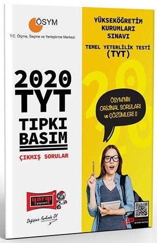 Yargı 2020 YKS TYT Tıpkı Basım Çıkmış Sorular Yargı Yayınları