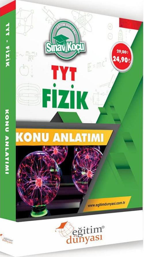 SÜPER FİYAT - Eğitim Dünyası YKS TYT Fizik Sınav Koçu Konu Anlatımı Eğitim Dünyası Yayınları