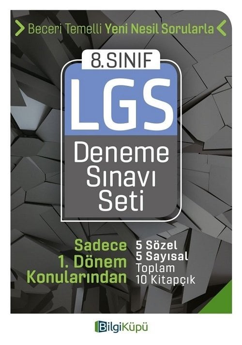 Bilgi Küpü 8. Sınıf LGS 1. Dönem Deneme Sınavı Seti Bilgi Küpü Yayınları