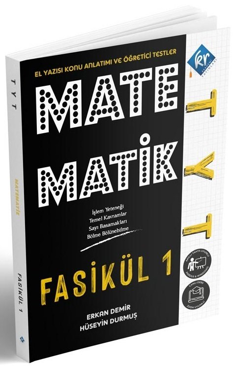 KR Akademi YKS TYT Matematik El Yazısı Konu Anlatımlı 1. Fasikül KR Akademi Yayınları