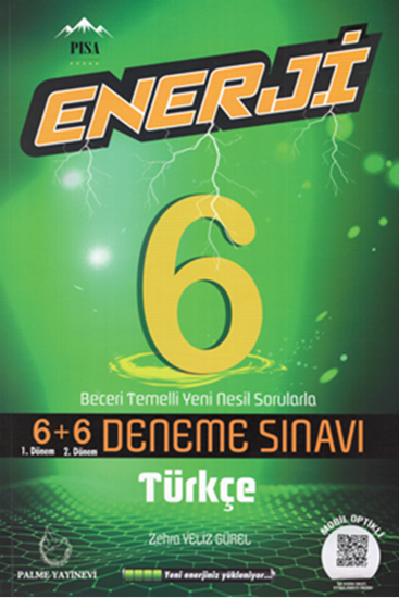 Palme 6. Sınıf Türkçe Enerji 6+6 Deneme Palme Yayınları