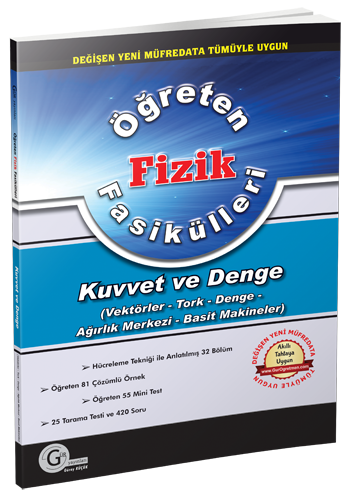 Gür Öğreten Fizik Fasikülleri - Kuvvet ve Denge Gür Yayınları