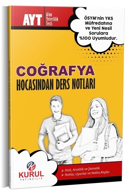 Kurul YKS AYT Coğrafya Hocasından Ders Notları Kurul Yayıncılık