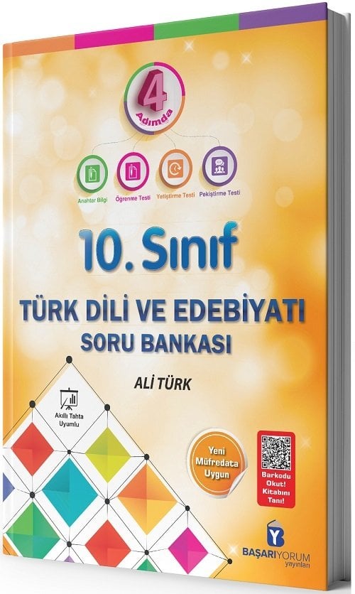 Başarıyorum 10. Sınıf Türk Dili ve Edebiyatı 4 Adımda Soru Bankası Başarıyorum Yayınları