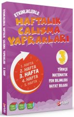 Artıbir 3. Sınıf Tüm Dersler Etkinliklerle Haftalık Çalışma Yaprakları Artıbir Yayınları