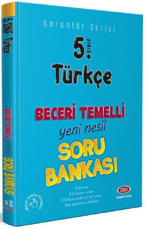 Data 5. Sınıf Türkçe Garantör Beceri Temelli Soru Bankası Data Yayınları