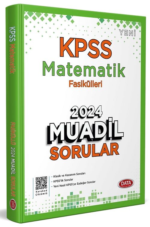 Data 2024 KPSS Matematik Fasikülleri Muadil Sorular Data Yayınları