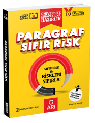 Arı Yayınları YKS TYT AYT Paragraf 0 Sıfır Risk Soru Bankası Arı Yayınları