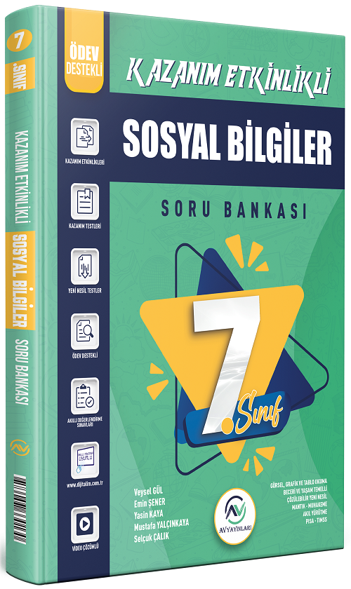 Av Yayınları 7. Sınıf Sosyal Bilgiler Favori Soru Bankası Av Yayınları