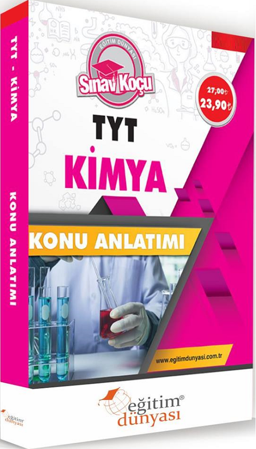 SÜPER FİYAT - Eğitim Dünyası YKS TYT Kimya Sınav Koçu Konu Anlatımı Eğitim Dünyası Yayınları