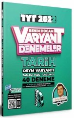 Benim Hocam 2022 YKS TYT Tarih Varyant 40 Deneme - Sadettin Akyayla Benim Hocam Yayınları