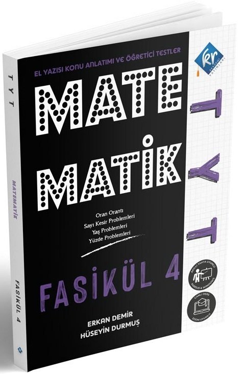 KR Akademi YKS TYT Matematik El Yazısı Konu Anlatımlı 4. Fasikül KR Akademi Yayınları