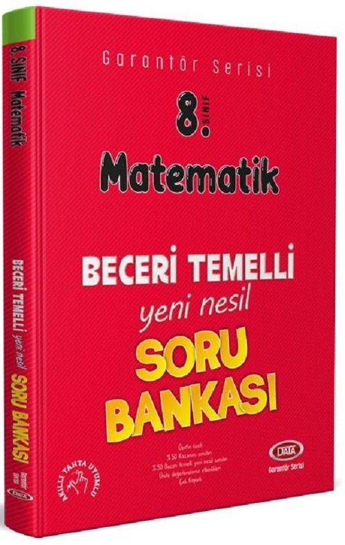 Data 8. Sınıf Matematik Garantör Beceri Temelli Soru Bankası Data Yayınları