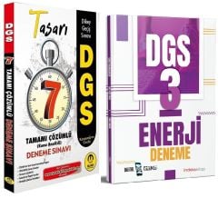 SÜPER FİYAT - Tasarı + İndeks 2022 DGS 7+3 Deneme 2 li Set Tasarı + İndeks Kitap Yayınları