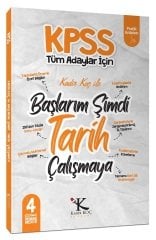 SÜPER FİYAT - Kadir Koç Akademi KPSS Başlarım Şimdi Tarih Çalışmaya Ders Notları - Kadir Koç Kadir Koç Akademi