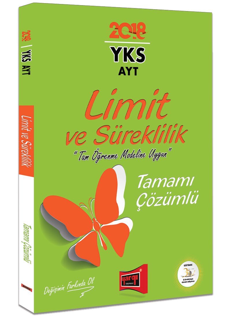 Yargı 2018 YKS AYT Limit ve Süreklilik Soru Bankası Çözümlü Yargı Yayınları