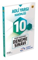 Murat Adli Yargı Hakimliği 10 Deneme Cevap Anahtarlı Murat Yayınları